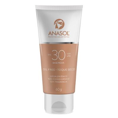 Protetor Solar Facial com Cor Médio FPS 30 Anasol