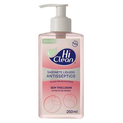 Sabonete Líquido Antisséptico Hi Clean Rosas