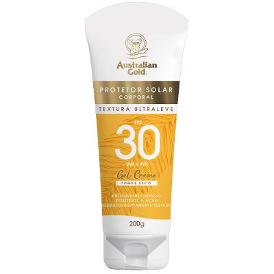 Protetor Solar Australian Gold Gel Creme FPS30