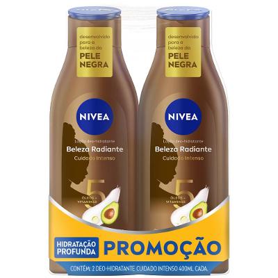 NIVEA Kit - Hidratante Desodorante Beleza Radiante Cuidado Intenso