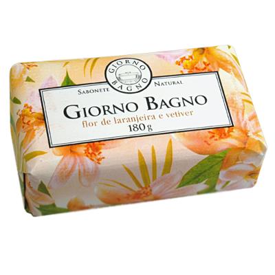 Sabonete em Barra Giorno Bagno - Flor de Laranjeira e Vetiver