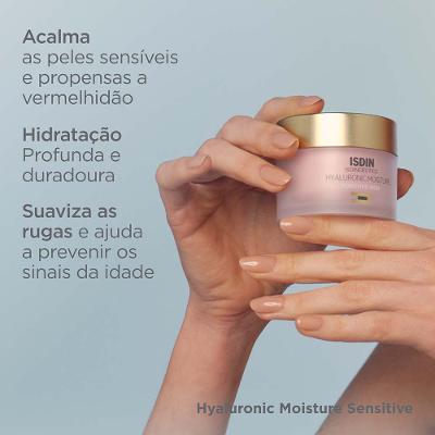 Creme Anti-Idade Isdin Isdinceutics - Hyaluronic Moisture Sensitive Skin