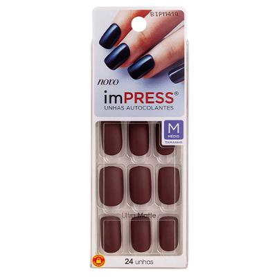 Unhas Postiças Kiss NY - imPRESS Matte Color