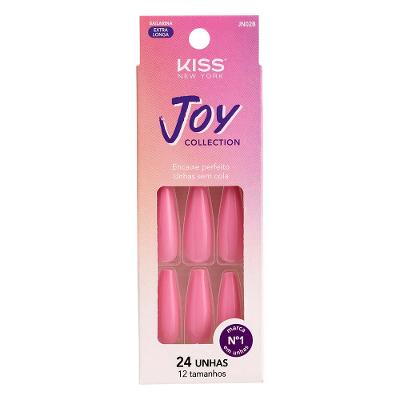 Unhas Postiças Kiss New York - Joy Collection Sweet Pink