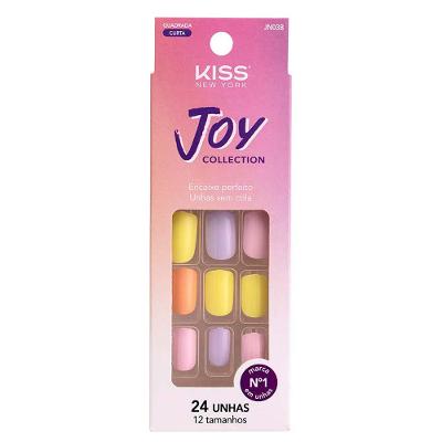 Unhas Postiças Kiss New York - Joy Collection Candy Colors