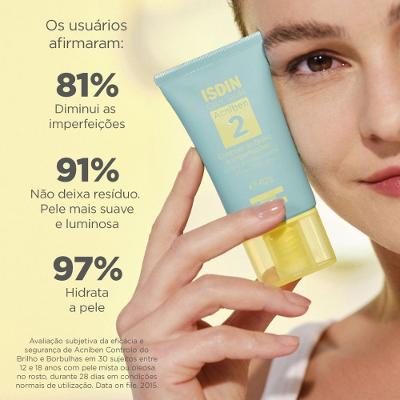 Gel Creme Facial para Controle de Brilho ISDIN Acniben