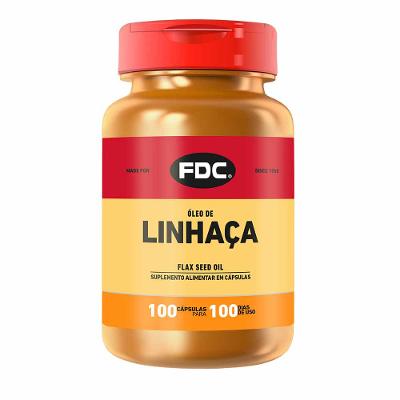 Suplemento Alimenta em Comprimidos FDC - Óleo de Linhaça 1000mg