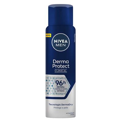 NIVEA MEN Desodorante Antitranspirante Aerossol Derma Protect Clinical