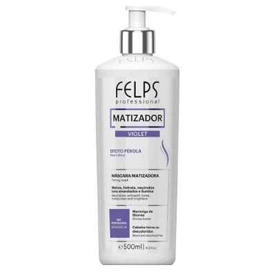 Felps Color Magic Clay 4K Violet - Máscara Tonalizante Matizadora  Efeito Pérola