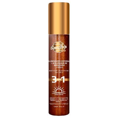 Iluminador Corporal Parafina Bronze Solar Shine Shimmer FPS15