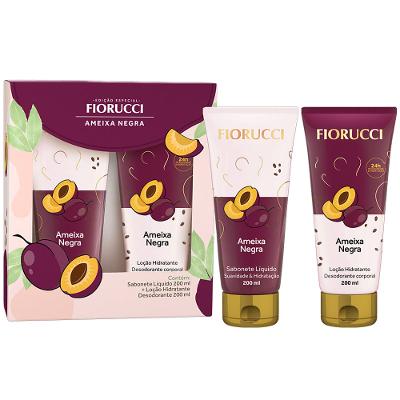 Fiorucci Ameixa Negra Kit - Sabonete Líquido + Loção Desodorante
