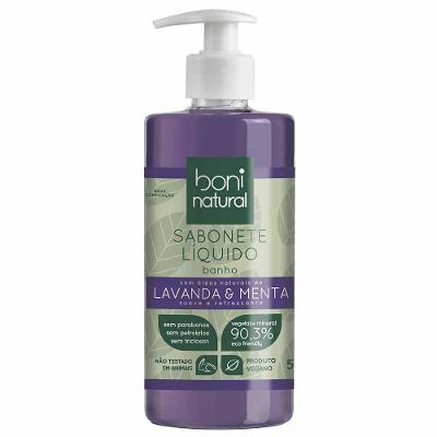 Sabonete Líquido Boni Natural - Lavanda e Menta
