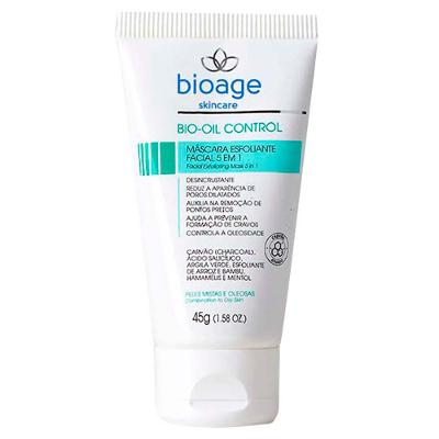 Máscara Esfoliante Facial Bioage Bio-Oil Control 5 em 1