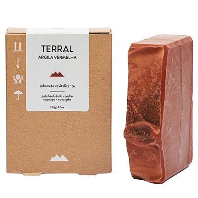 Sabonete em Barra Terral Natural Argila Vermelha