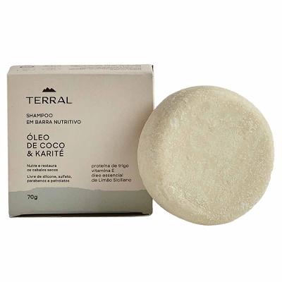 Shampoo em barra Nutritivo Óleo de Coco e Karité Terral Natural