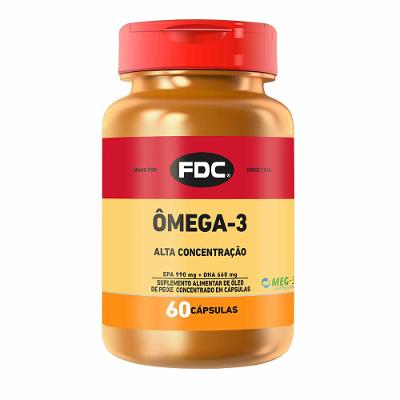 Suplemento Alimentar em Comprimidos FDC - Ômega 3 2400mg  Alta Concentração