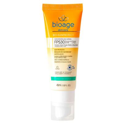 Protetor Solar Facial Antioleosidade Incolor Bioage Bio Sunprotect - FPS 30