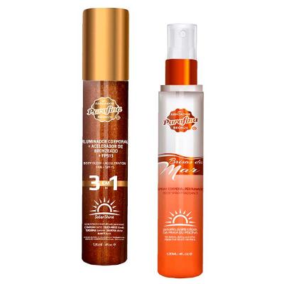 Parafina Bronze Glow Up Kit - Iluminador + Água Perfumada
