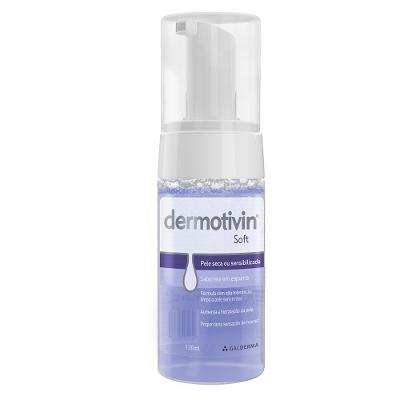 Espuma de Limpeza Facial para Pele Seca ou Sensibilizada Dermotivin Soft