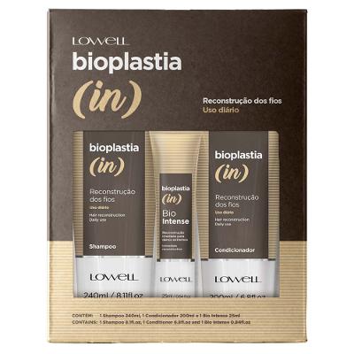 Lowell Bioplastia In Kit – Shampoo + Condicionador + Máscara