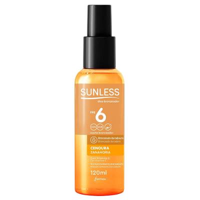 Óleo Bronzeador Sunless FPS 6- Cenoura