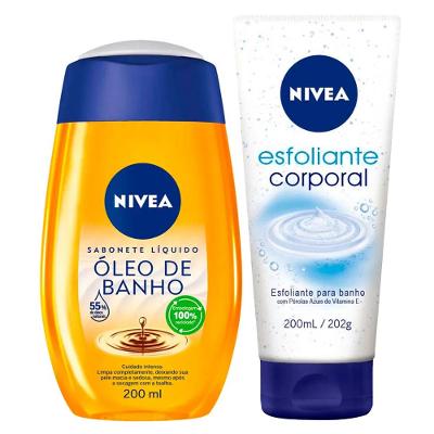 NIVEA Kit - Sabonete Líquido + Esfoliante Corporal