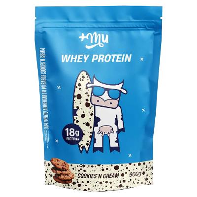 Whey Concentrado +Mu - Cookies’n Cream - Refil
