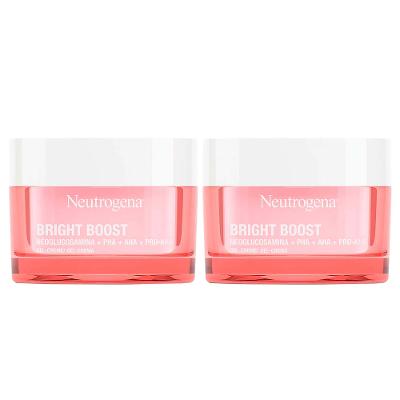 Neutrogena Bright Boost Kit com Dois Gel Creme Hidratantes Faciais