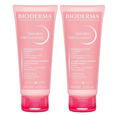 Bioderma Sensibio Gel Moussant Kit com 2 unidades de 200ml