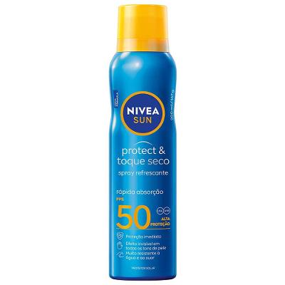 NIVEA SUN Protetor Solar Spray Protect & Toque Seco FPS 50