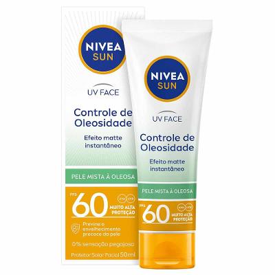NIVEA SUN Protetor Solar Facial Beauty Expert Controle de Oleosidade FPS60