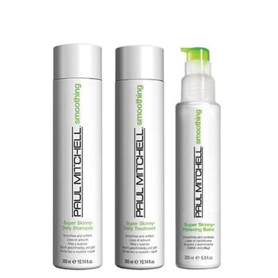 Kit Shampoo + Condicionador + Tratamento Paul Mitchell Smoothing Super Skinny