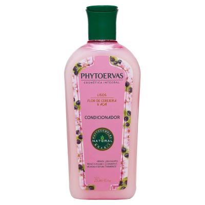 Phytoervas Lisos Flor de Cerejeira e Açaí – Condicionador para Cabelos Lisos
