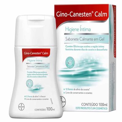 Sabonete Íntimo em Gel para Coceira Vaginal Gino-Canesten Calm