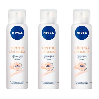 NIVEA Dermo Clareador Kit – 3 Desodorantes Aerossol