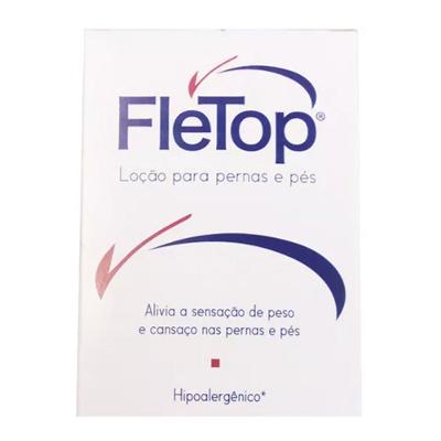 Loção para Pernas e Pés Fletop Farmoquimica - Hidratante para Pés e Pernas