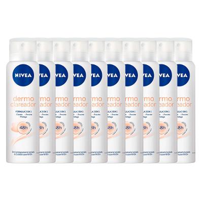 NIVEA Dermo Clareador  Kit – 10 Desodorantes Aerossol
