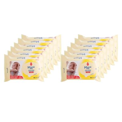 Kit Lenços Umedecidos Johnson’s Baby Recém-Nascido Sem Fragrância