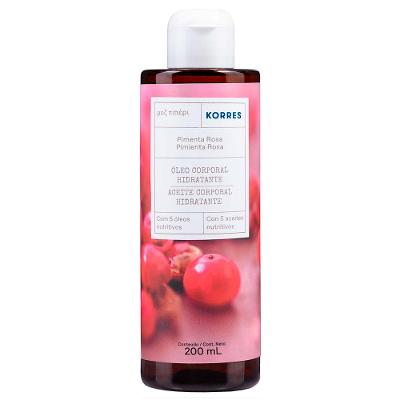Óleo de Banho Deo Corporal Korres Pimenta Rosa