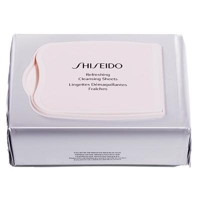 Lenços de Limpeza Facial Shiseido - Refreshing Cleansing Sheets