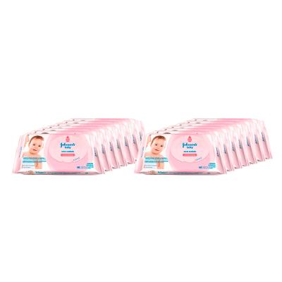 Kit Johnson Baby Extra Cuidado  Toalhas Umedecidas - 14x 48 Unidades