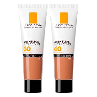 La Roche-Posay Anthelios Ultra Cover Kit com 2 Unidades – Protetor Solar Facial Com Cor FPS60 5.0 – 30g