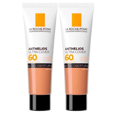 La Roche-Posay Anthelios Ultra Cover Kit com 2 Unidades – Protetor Solar Facial Com Cor FPS60 4.0 – 30g