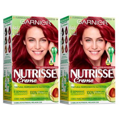 Kit Garnier Nutrisse - Coloração 666 Pimenta Malagueta