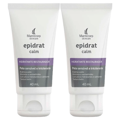 Kit Epidrat Calm Mantecorp 2x Hidratante Facial 40g