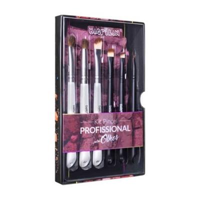 Macrilan WB300 Linha W Kit - 6 Pincéis de Maquiagem para os Olhos