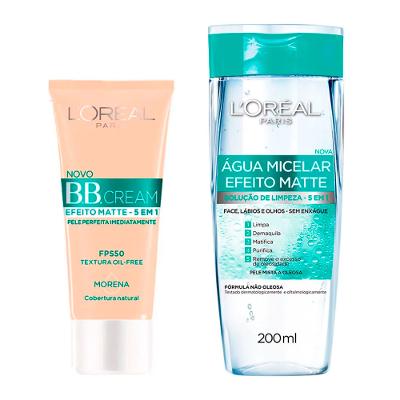 L'Oréal Paris Kit Skin Care - Água Micelar + BB Cream Claro