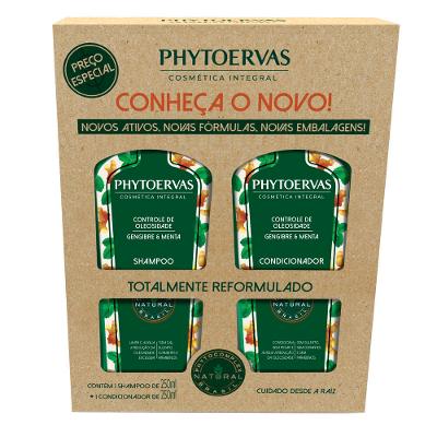 Phytoervas Controle de Óleos Kit – Shampoo + Condicionador