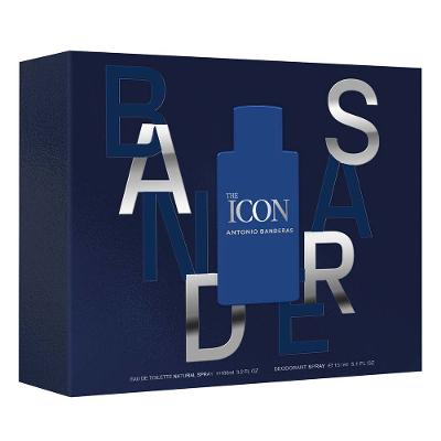Banderas The Icon Coffret - Perfume Masculino EDT +  Desodorante Spray 24h