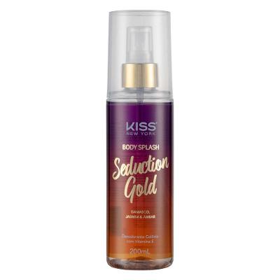 Body Splash Kiss New York Seduction Gold Perfume Corporal